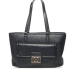 Shopper con placca logata JC4087PP1NLI0 000 LOVE MOSCHINO 