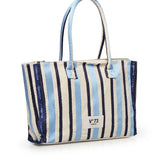Borsa shopping con logo 73BS9MV01R ILENEAZZURRO/MULTICOLOR V° 73 