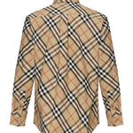 Camicia in cotone check 8106165 B9368 BURBERRY 