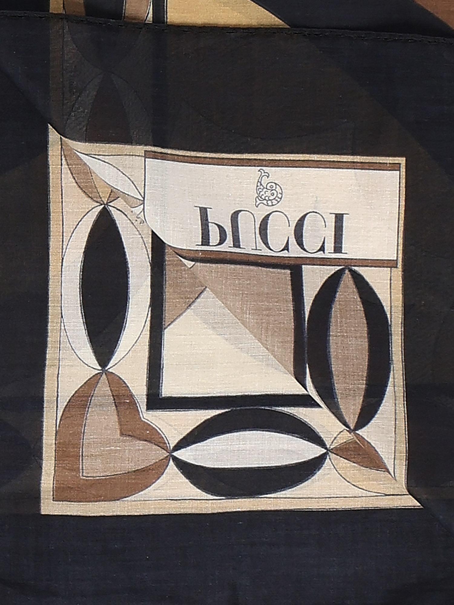 Pareo con stampa in cotone 5UPD05 5U974027 PUCCI 