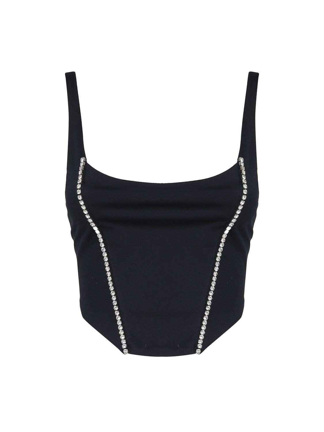 Top Corset con scollo tondo CORSET -BLUE THE ARCHIVIA 