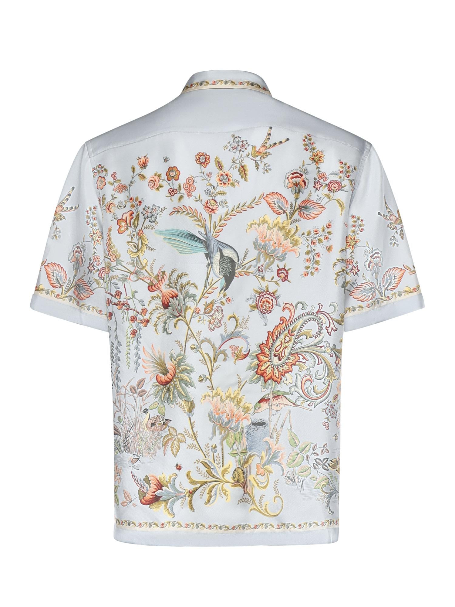 Camicia in seta con stampa MRIC0011 99SP1K3X0880 ETRO 
