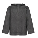 Giacca con cappuccio in lana double face 829846 V4CB01307 BOTTEGA VENETA 