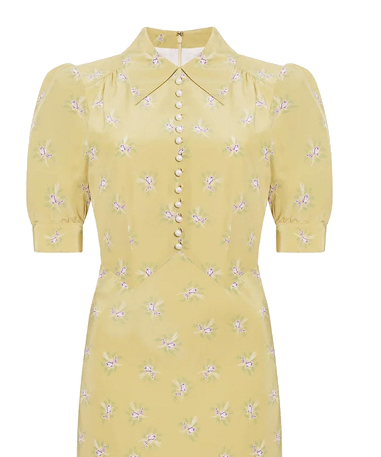 Abito midi con stampa floreale FABX3598F4726 1792 ALESSANDRA RICH 
