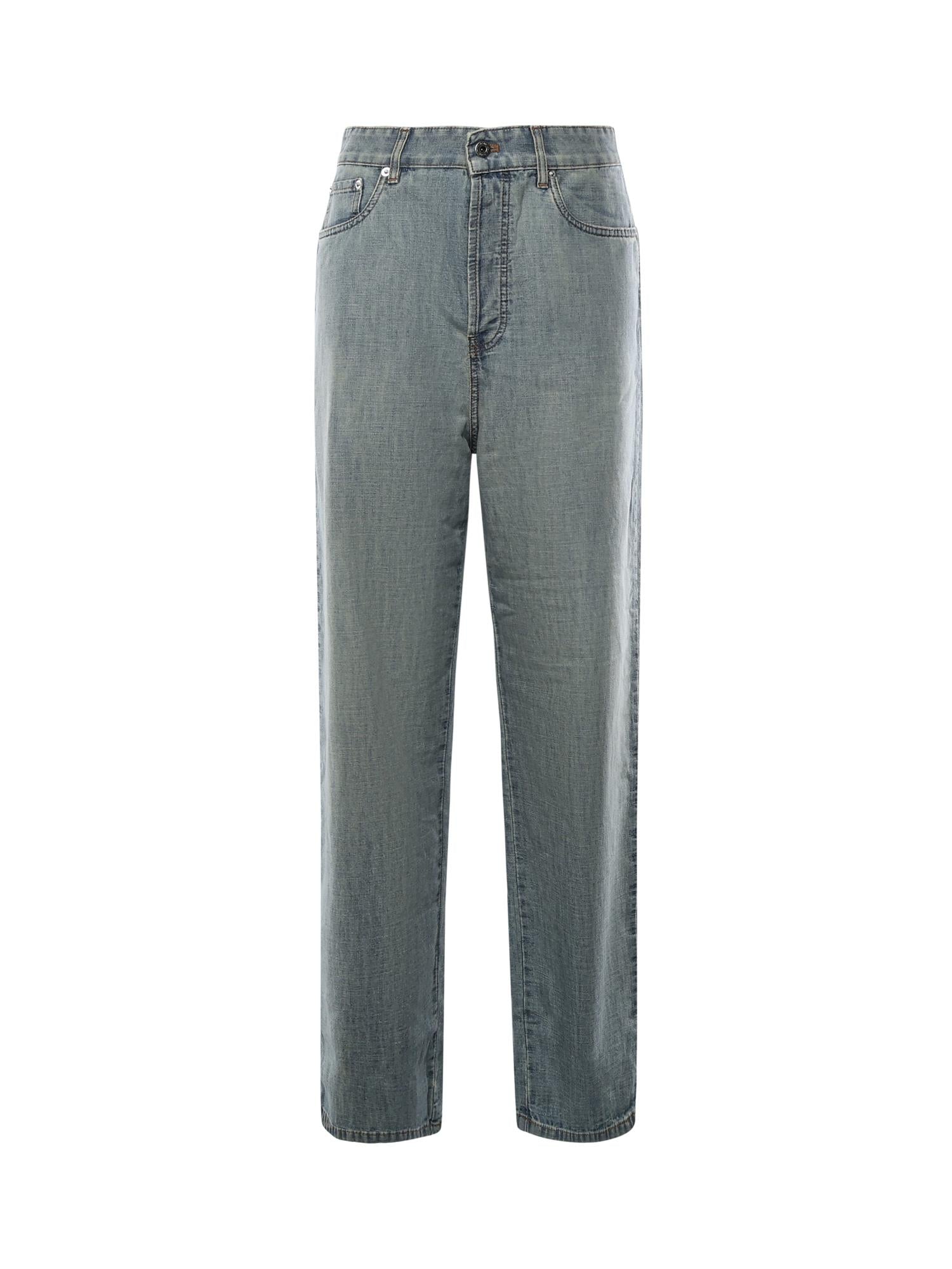 Jeans in chambray GWP394 18JIF0076 MIU MIU 