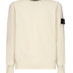 Maglione girocollo con cuciture overlock e costine K1S155100053 S00B2V0093 STONE ISLAND 