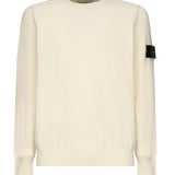 Maglione girocollo con cuciture overlock e costine K1S155100053 S00B2V0093 STONE ISLAND 