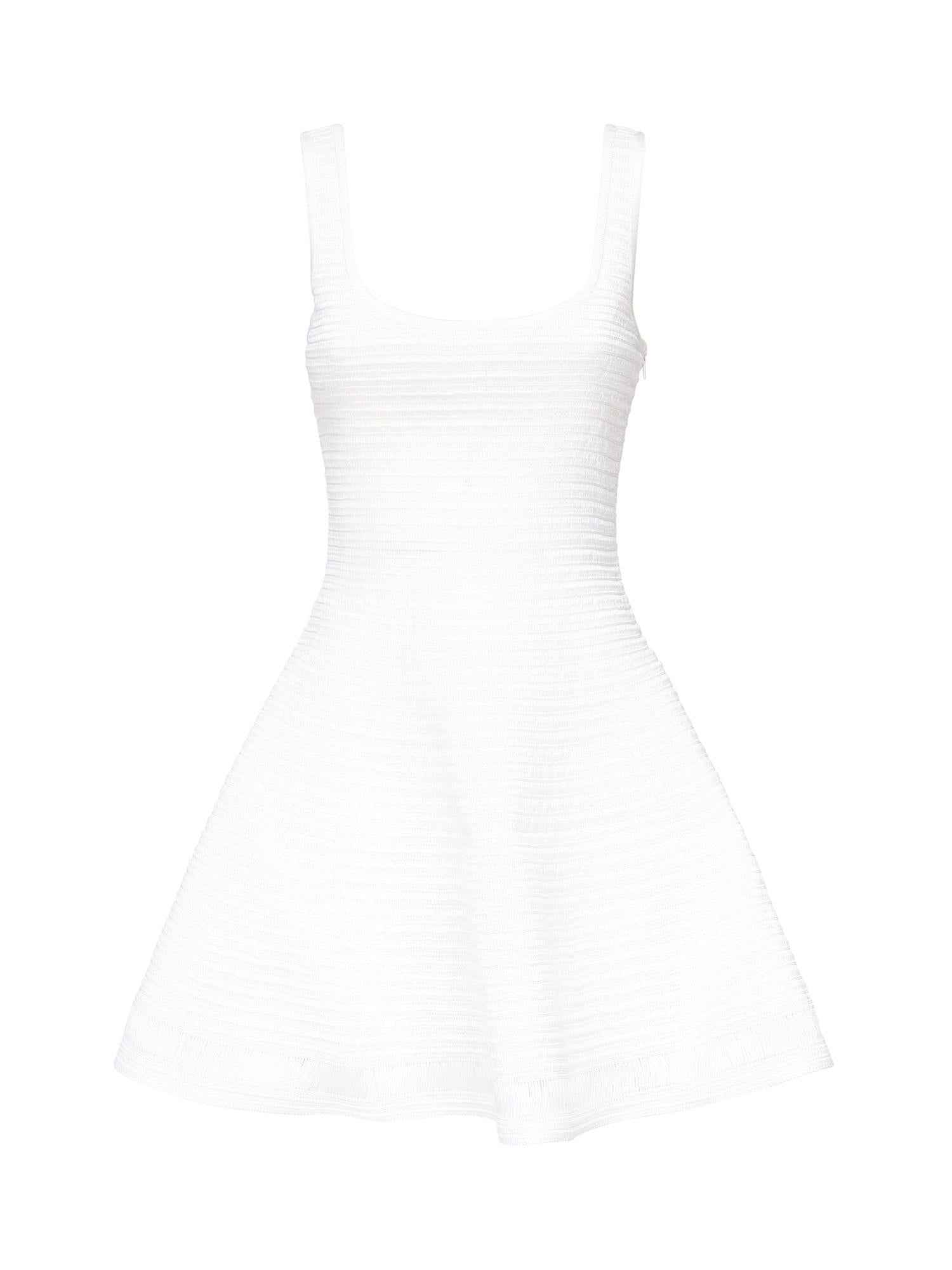 Abito skater in rafia AA9R2688K067B 000 ALAIA 