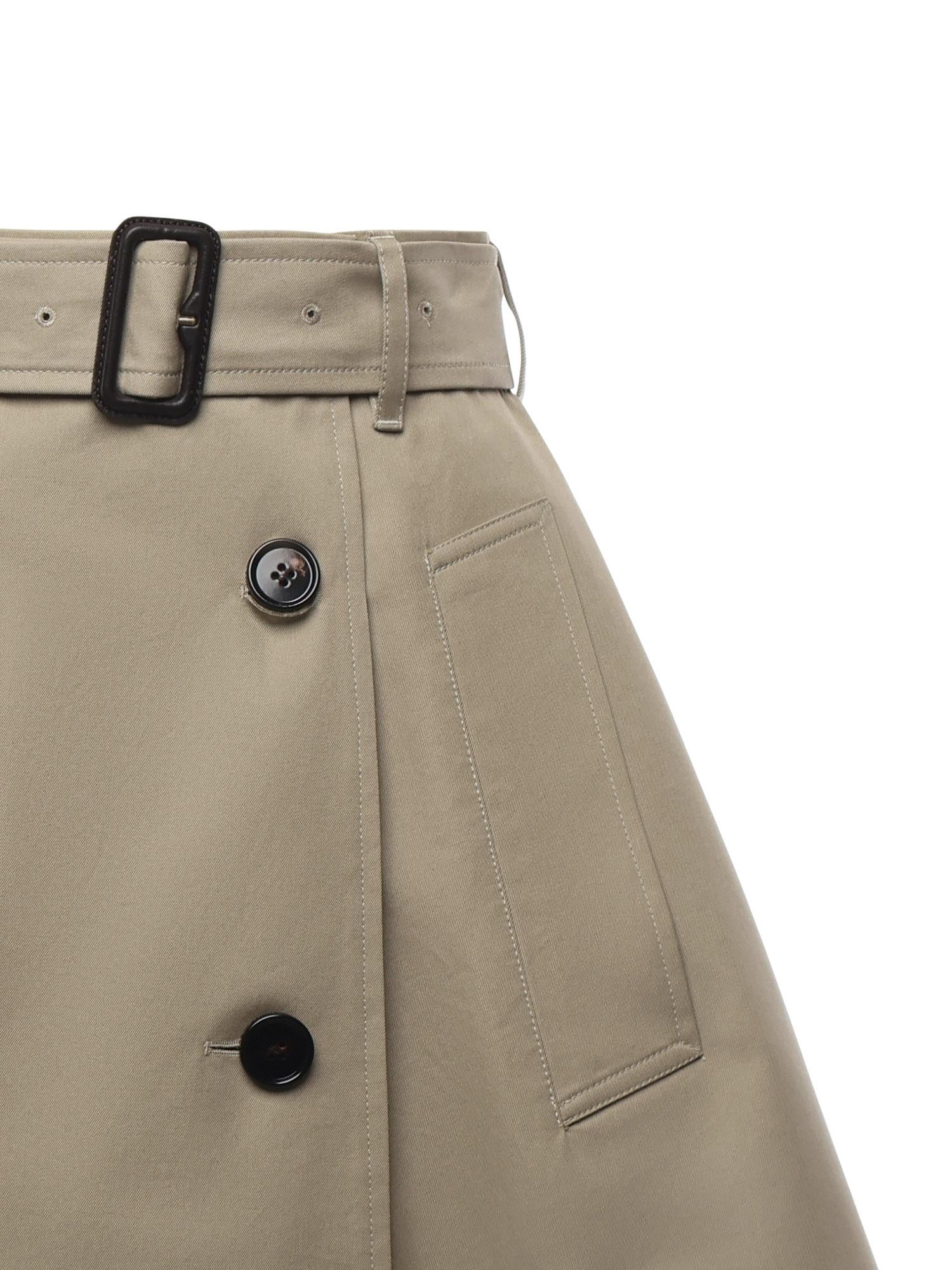 Minigonna trench in gabardine di cotone 8116006 C2247 BURBERRY 