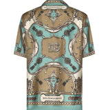 Camicia in twill di seta con stampa cargo G5JH9T HI12CHV5XH DOLCE & GABBANA 