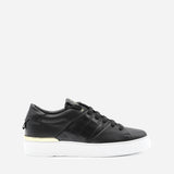 Sneakers King1 in pelle con inserto effetto coccodrillo pe 2021 KING1 -BLACK/GOLD GIULIANO GALIANO 