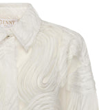 Camicia in tulle ricamato 79AAL644 JR008003 GENNY 