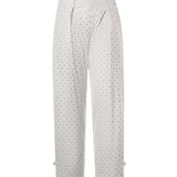 Pantaloni con strass e borchie 105984 A2XXK14 PINKO 