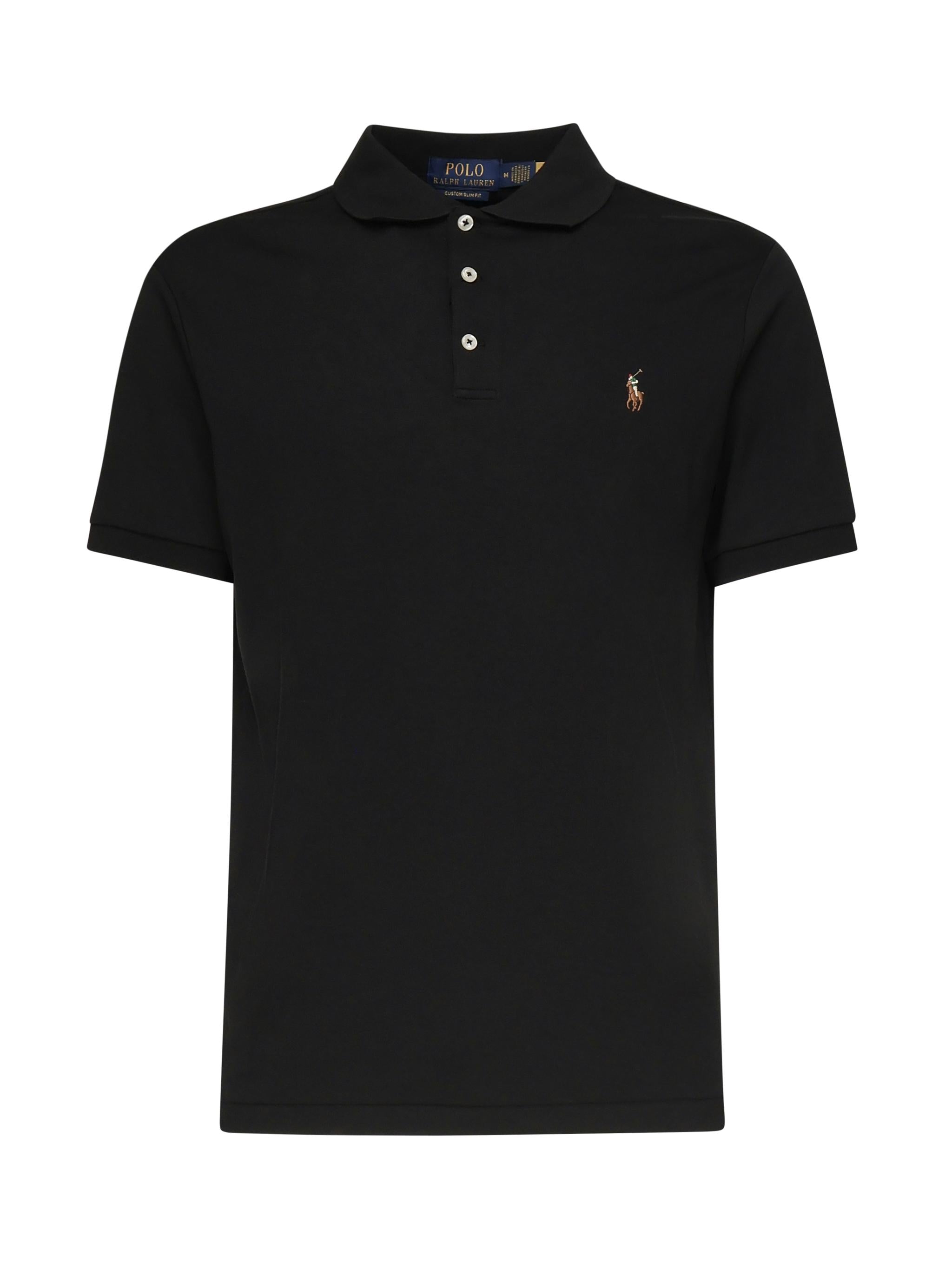 Polo con logo in cotone 710713130 001 POLO RALPH LAUREN 