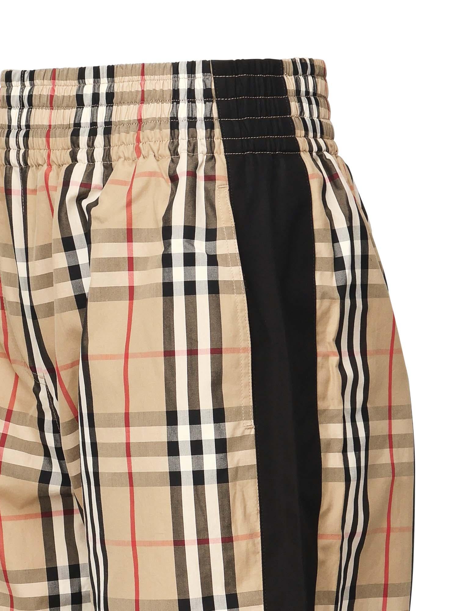 Pantaloni in cotone Check 8111874 A7028 BURBERRY 