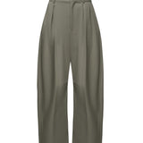 Pantaloni Barrel in cotone e seta S359Y04XH1 4160 LOEWE 