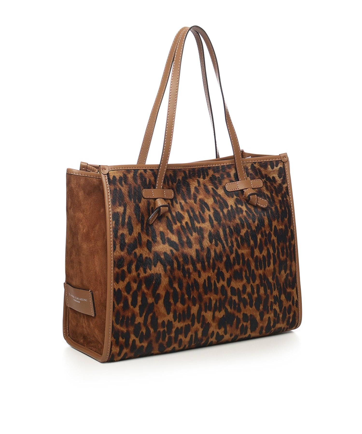 Borsa shopping Marcella in pelle con stampa BS12120 064 GIANNI CHIARINI 