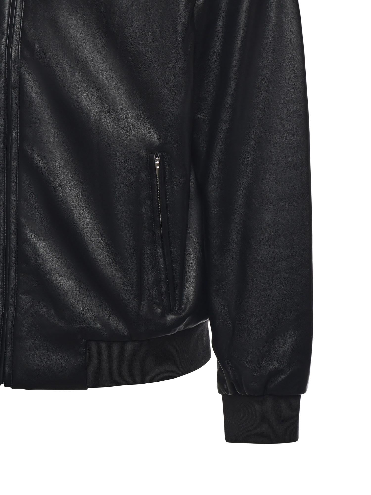 Giubbotto bomber in ecopelle LV04RC407G UB1 CALVIN KLEIN 