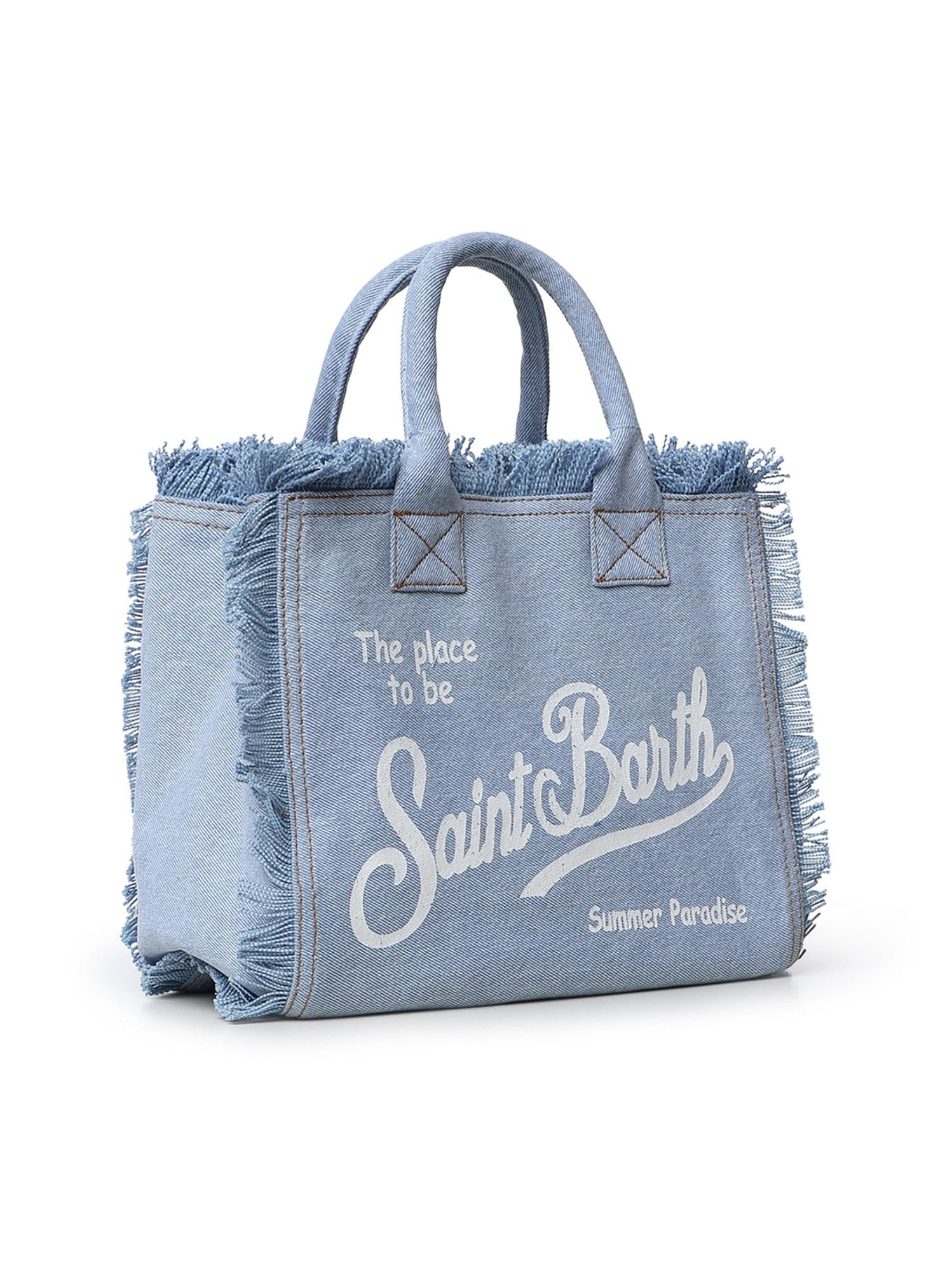 Borsa Colette in denim COL0001 00426L MC2 SAINT BARTH 