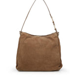 Borsa a spalla in camoscio BIBP9DP02C TAUPE BIASIA 