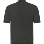Polo in maglia di lana e cashmere a coste 833503 XKEYU3026 GUCCI 