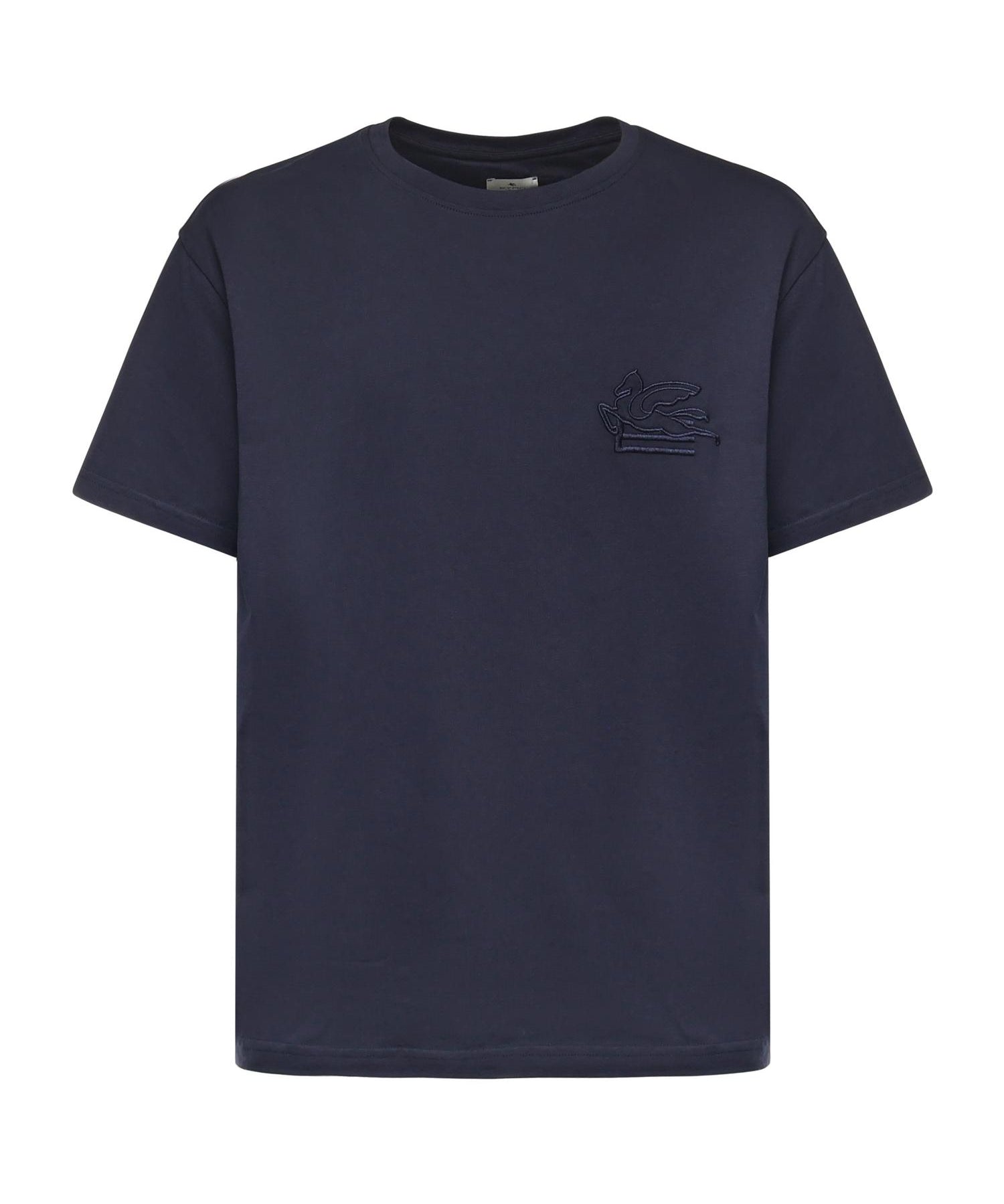 T-shirt in cotone con ricamo Pegaso MRMA0007 AR233B0065 ETRO 