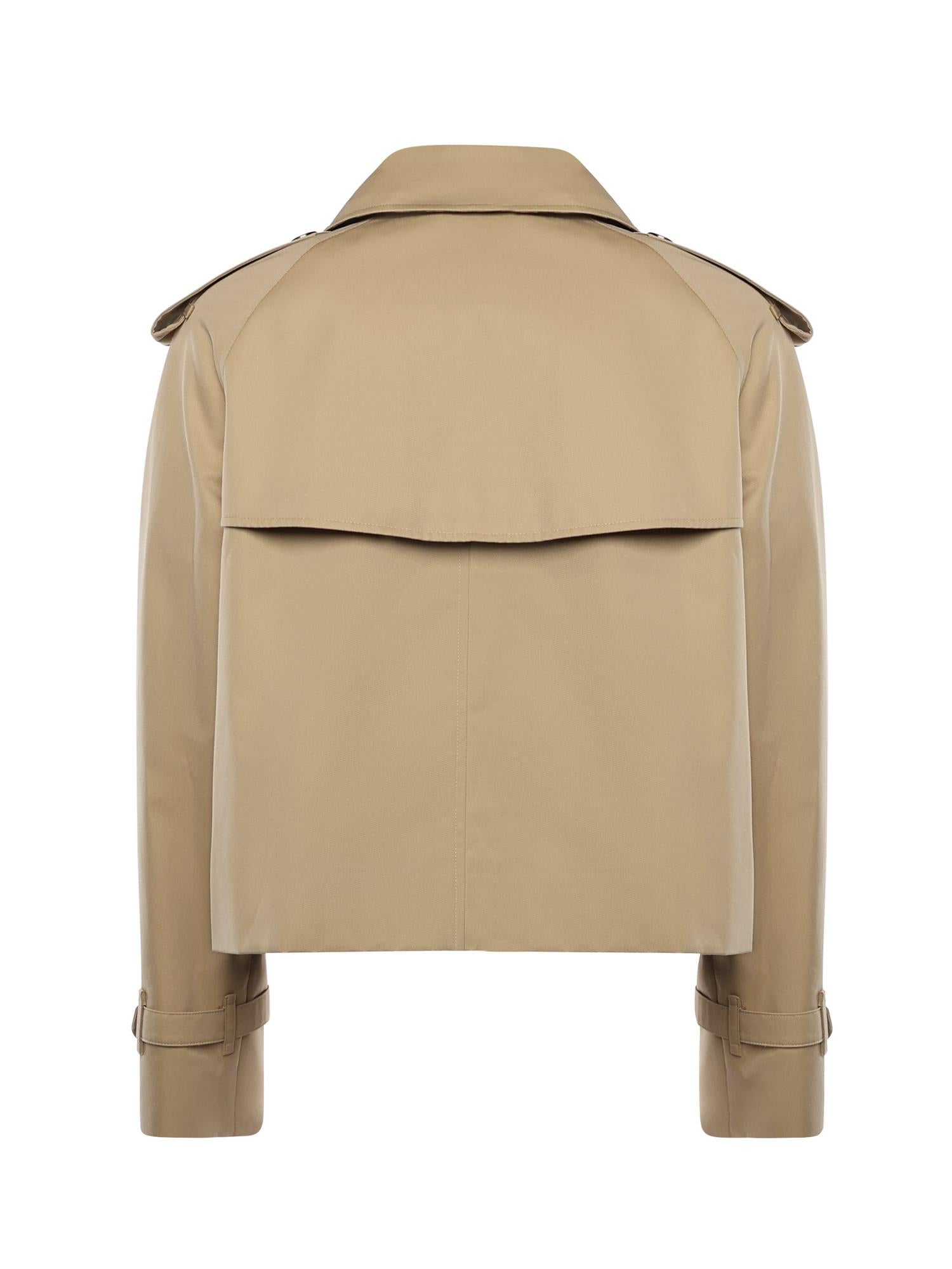 Giacca trench cropped in gabardine 8115792 A1366 BURBERRY 