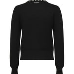 Maglia con colletto e strass<BR/> 105530 A2S4Z99 PINKO 