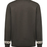 Maglione in misto viscosa con logo<BR/> UMA25035MA DEEP FOREST RICHMOND X 