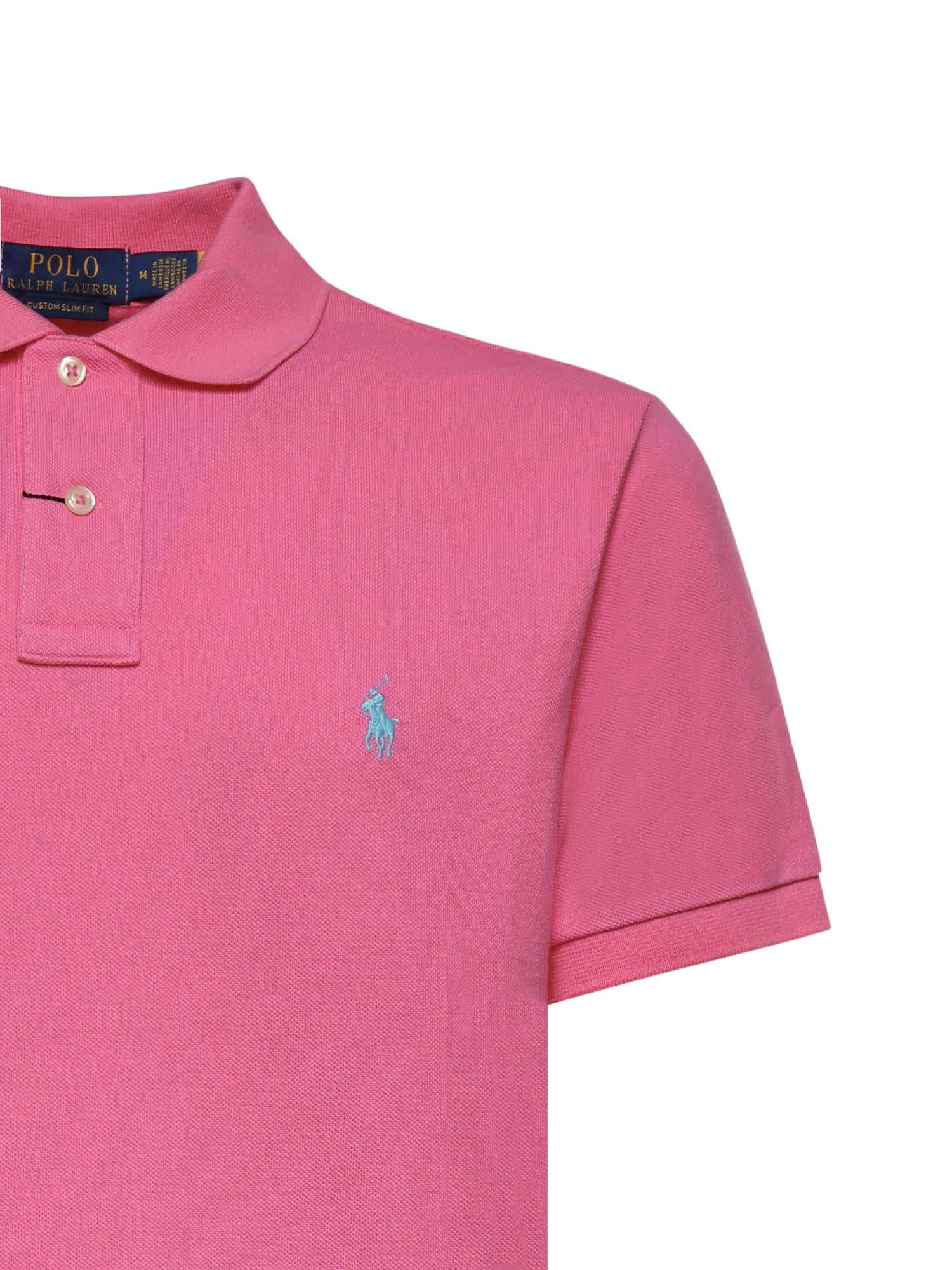 Polo in cotone con logo 710680784 510 POLO RALPH LAUREN 