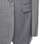 Giacca monopetto con motivo gessato 650139 3GR6501202 STELLA McCARTNEY 