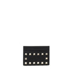 Portacarte Rockstud in pelle<BR/> 7W2P0486 VSH0NO VALENTINO GARAVANI 