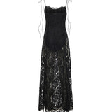Abito lungo Claudia Rose CD3813 BLACK FOR LOVE & LEMONS 