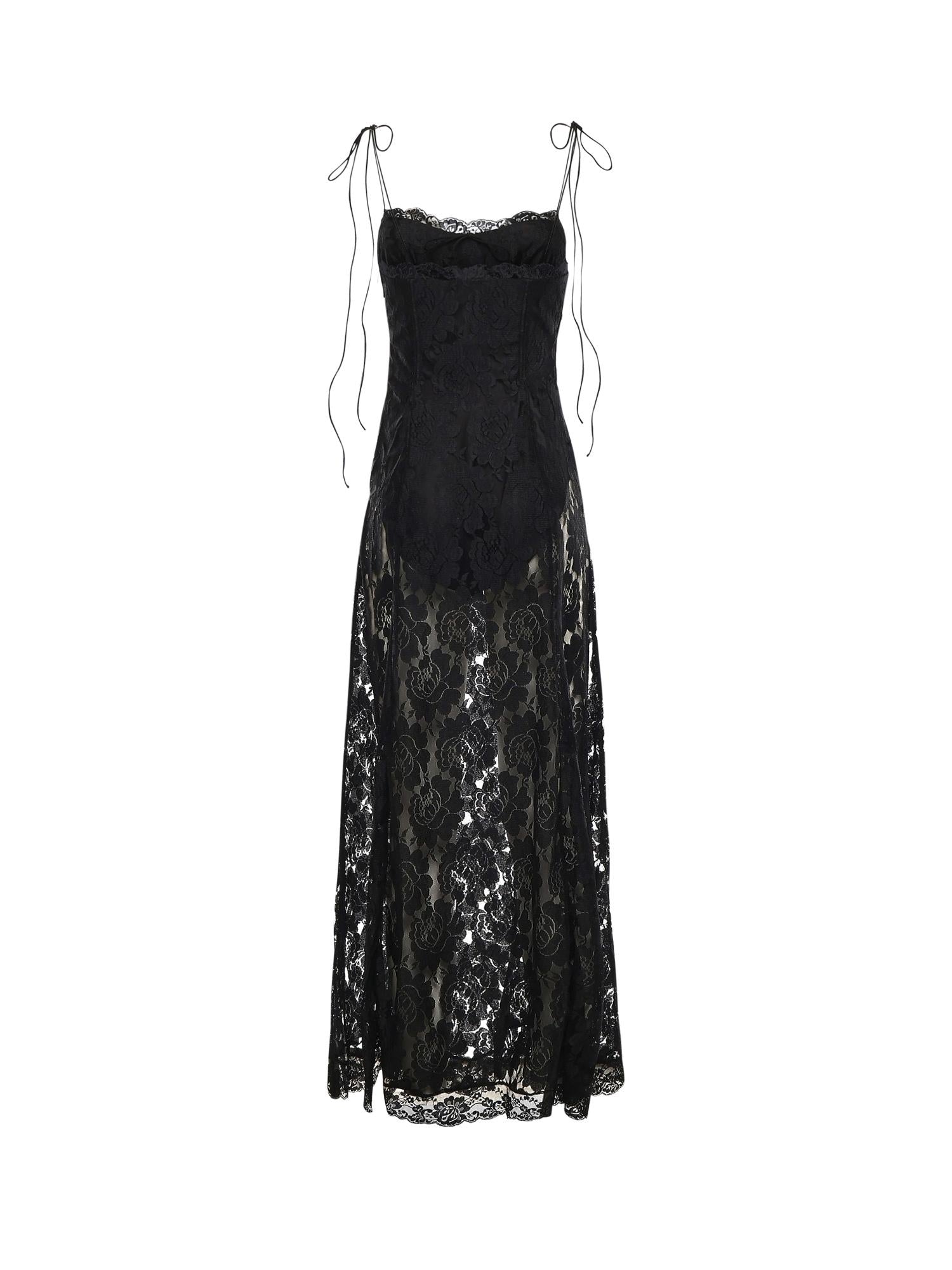 Abito lungo Claudia Rose CD3813 BLACK FOR LOVE & LEMONS 