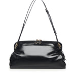 Pochette in pelle con logo 5BF129 2IEOF0002 MIU MIU 