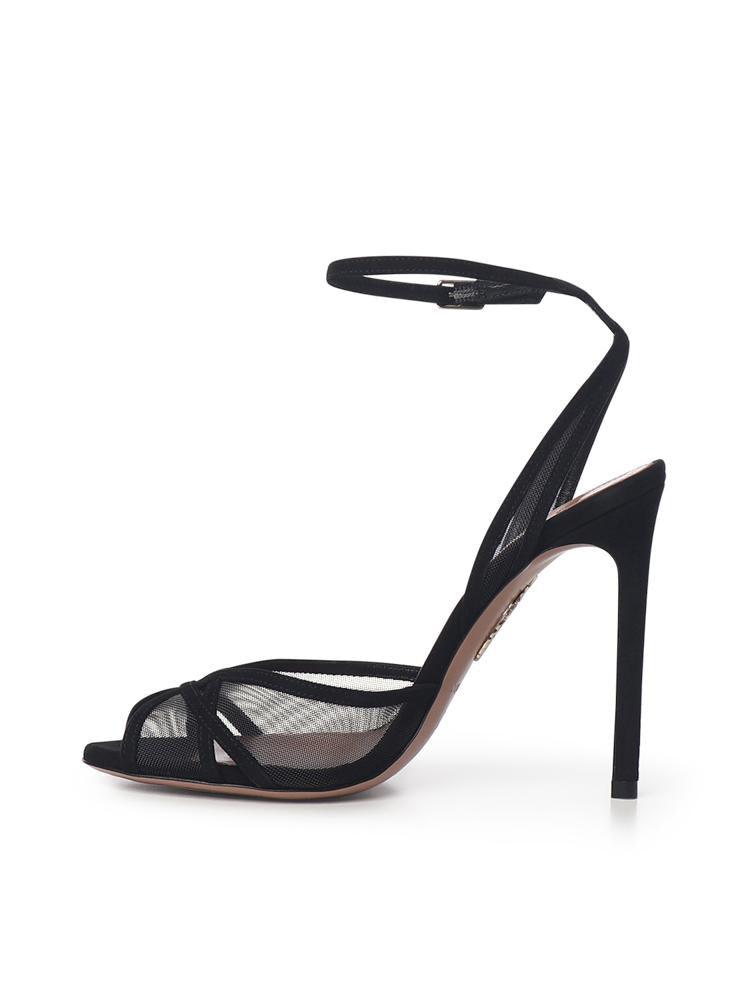 Sandali Shear in suede e mesh SSHHIGS0 SFE000 AQUAZZURA 