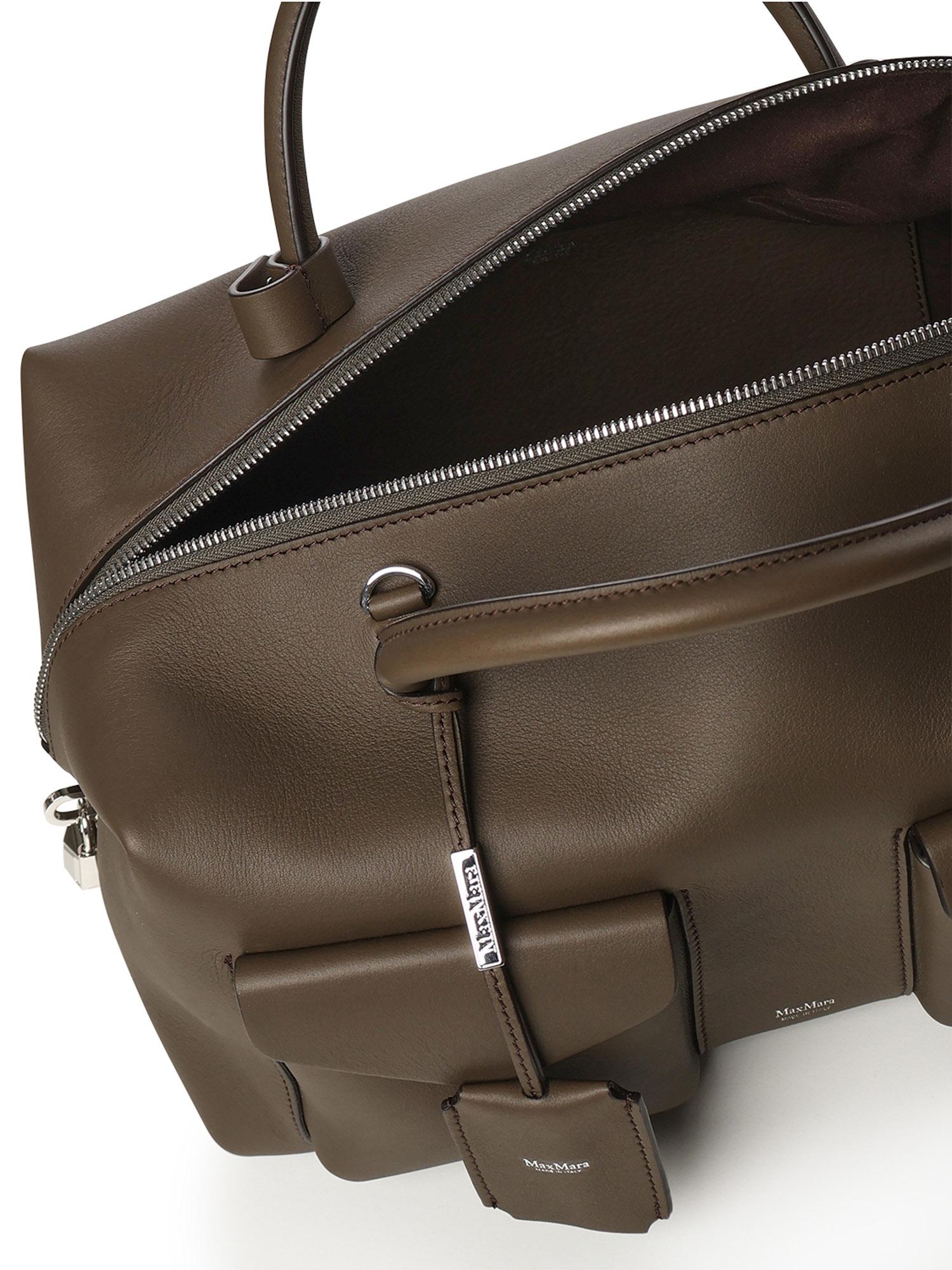 Bauletto large in pelle con tasche 2614511011600 002 MAX MARA 