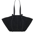 Borsa tote Mochi in pelle scamosciata LARGE MOCHI SUEDE BLACK YUZEFI 