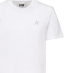 T-SHIRT IN COTONE CON LOGO GWP01220 P00059480185 GOLDEN GOOSE 