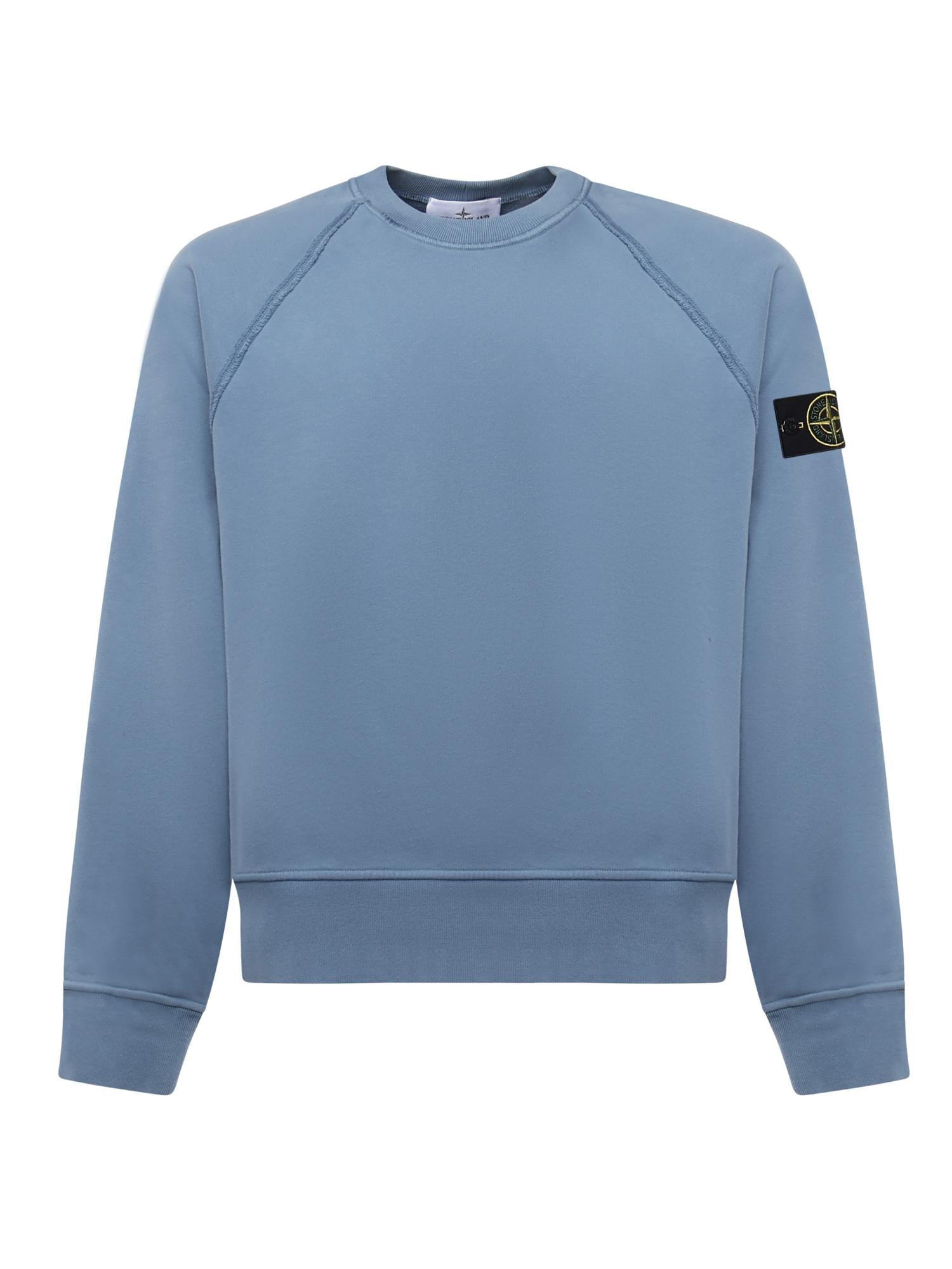 Felpa girocollo in cotone biologico con logo K2S156100022 S0A20V002B STONE ISLAND 