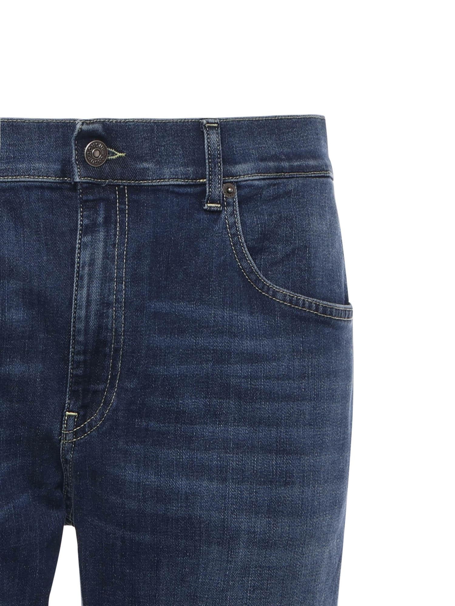 Jeans Alex in cotone UP575 DS0296UIM9800 DONDUP 