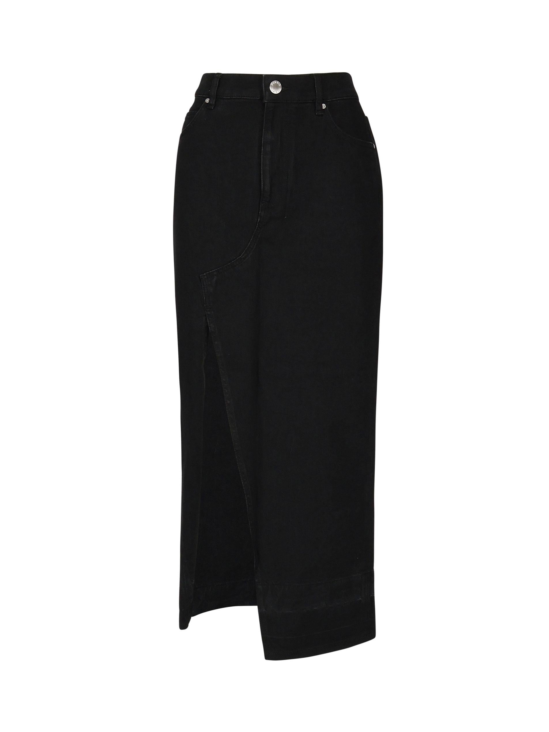 Gonna lunga in denim 104628 A2GPZ99 PINKO 