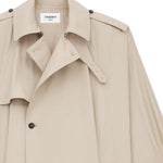 Mantella-trench in twill di cotone 848929 Y3A999610 SAINT LAURENT 