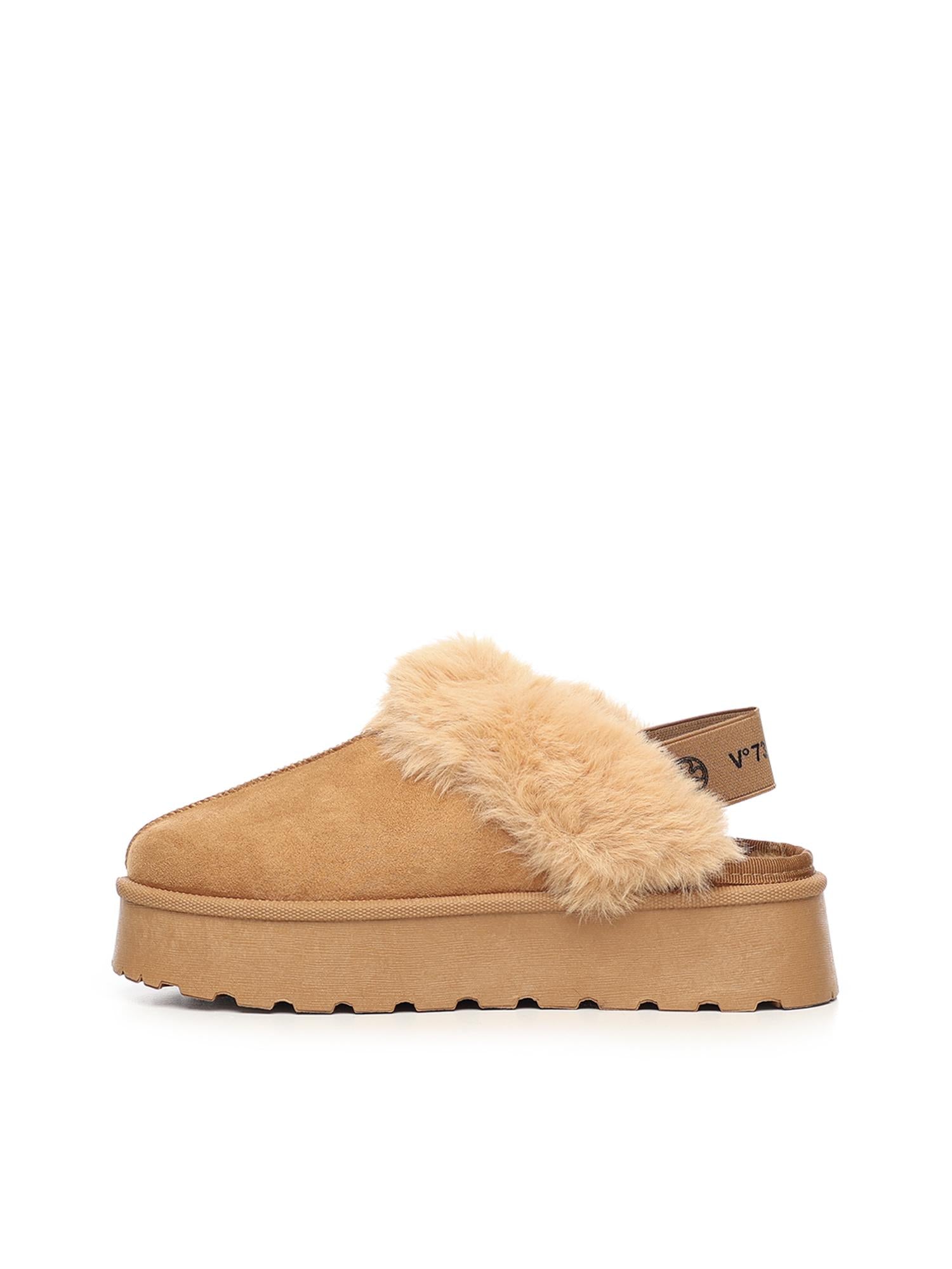 Slippers Sophie con logo 73SC9FP01CAM SOPHIE SHOESCUOIO V° 73 