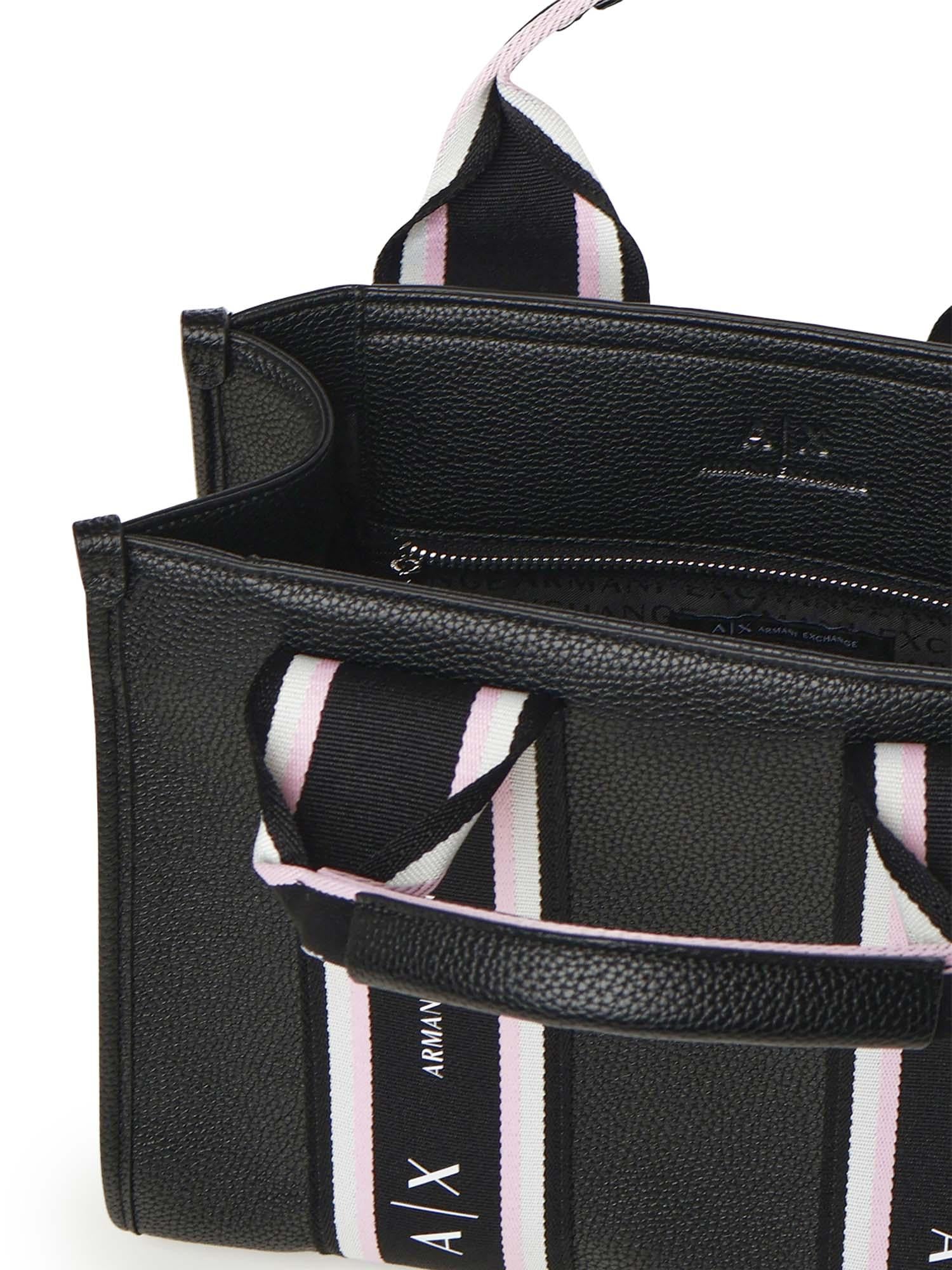 Borsa shopper con bande a contrasto XW000935 AF13685MC056 ARMANI EXCHANGE 