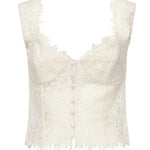 Top in pizzo Waverly CT2242 CREAM FOR LOVE & LEMONS 