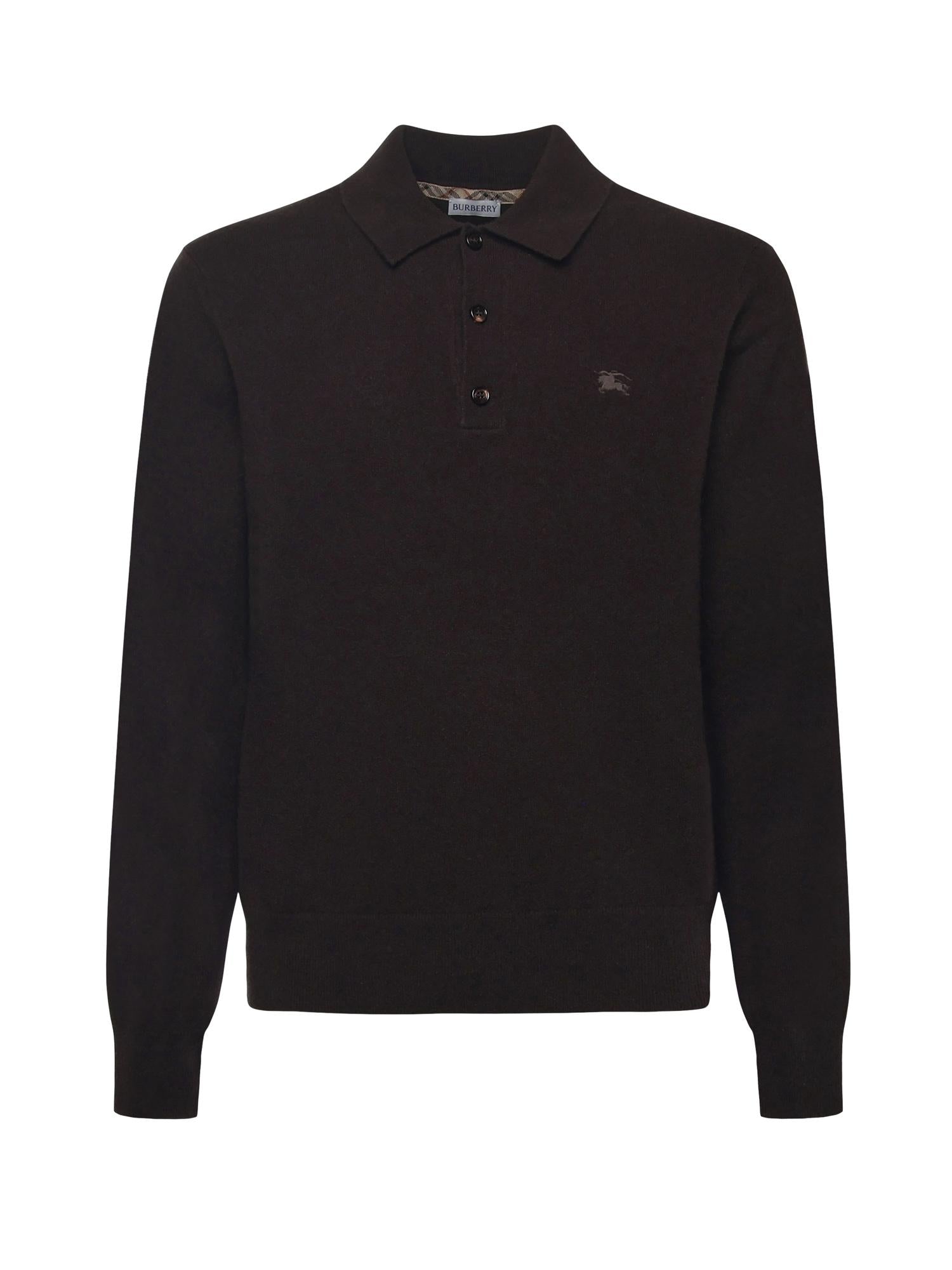 Polo in misto cashmere 8113792 C3475 BURBERRY 