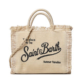 Borsa Colette effetto paglia con logo COL0017 00421L MC2 SAINT BARTH 