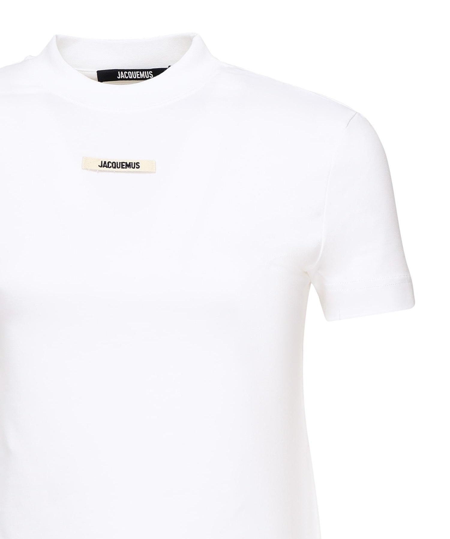 T-shirt in gros grain 24ETSW00133AJ00124 100 JACQUEMUS 
