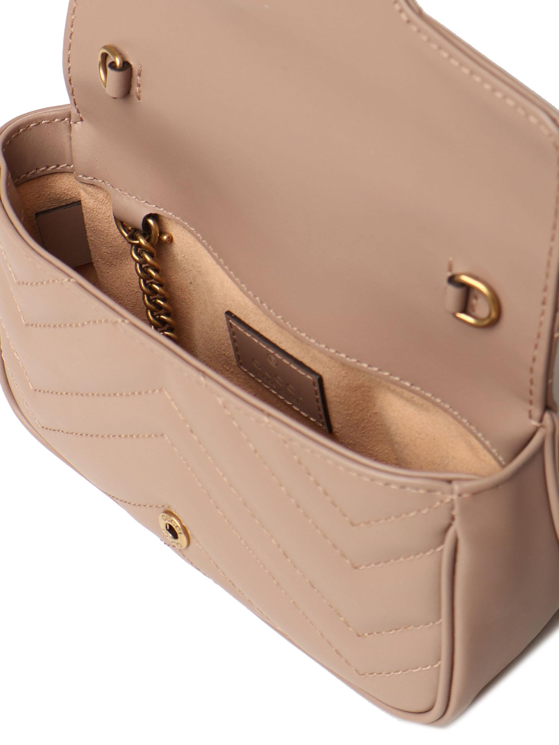 Super mini borsa GG Marmont 476433 DTDCT5729 GUCCI 